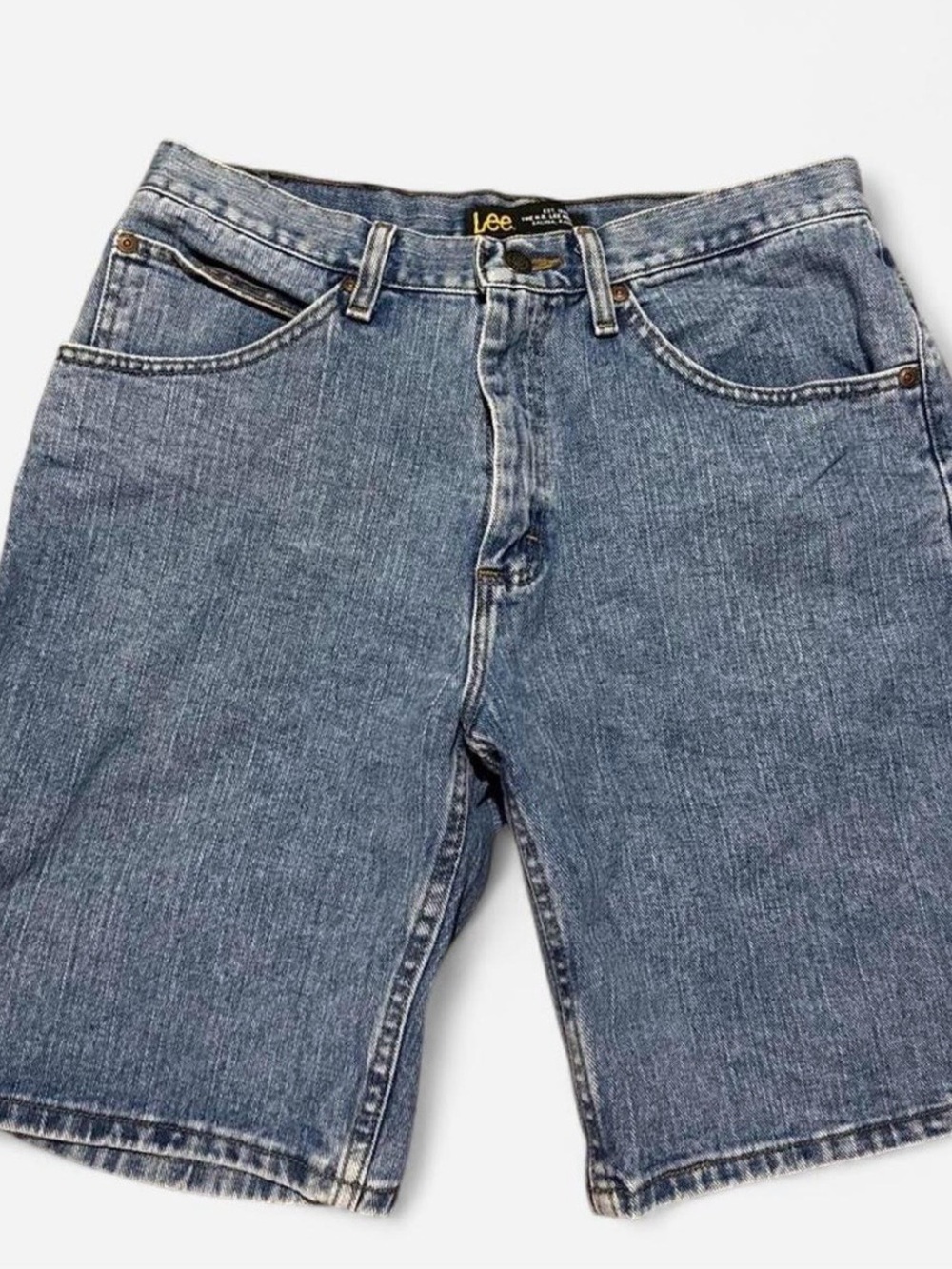Lee by Levi’s Vintage Men's Light Blue Relaxed Denim Shorts